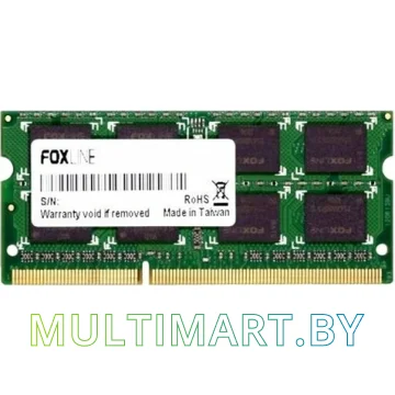 Оперативная память Foxline 4GB DDR3 SODIMM PC3-12800 (FL1600D3S11S1-4G)